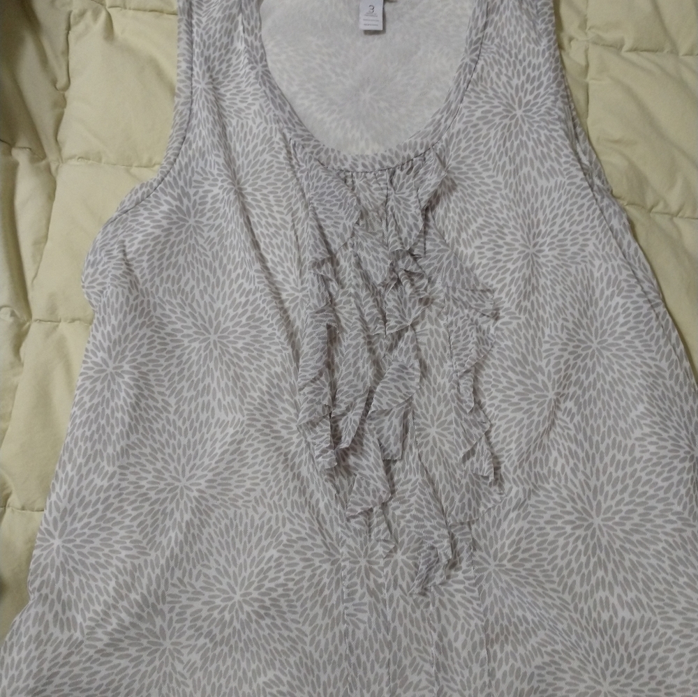 Chico lined Gray Dressy Tank